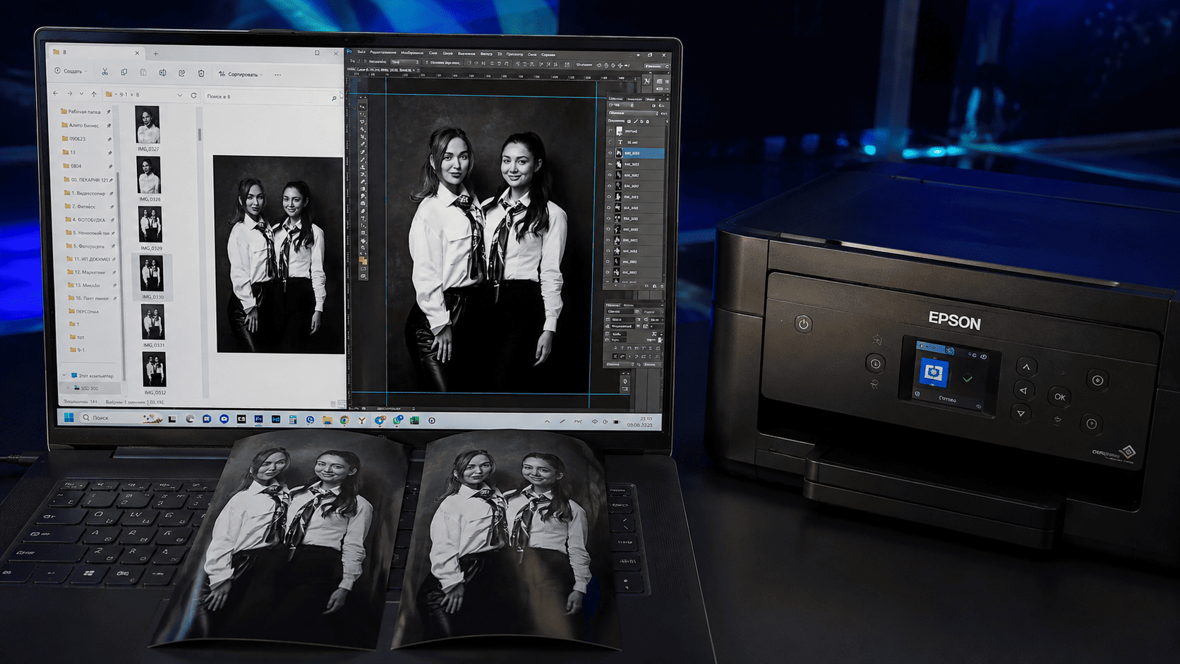 Фотостудия с печатью / фотомагниты